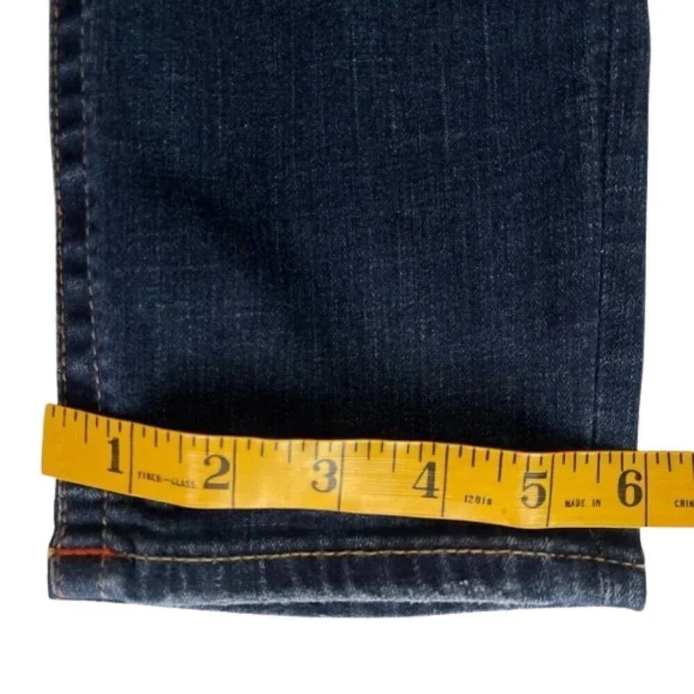 True Religion Halle High Rise Super Skinny Women's Dark Blue Jeans Size 27 - Picture 10 of 11